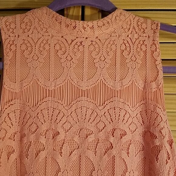 Love Fire Juniors M Lace Shift Dress pastel pink - Picture 4 of 9